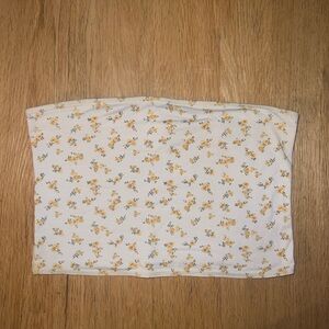 American Eagle Cropped Reversible Floral Tube Top